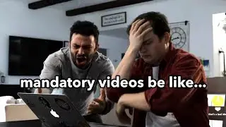 When the Mandatory Safety Video is Non-Skippable (A Comedy Sketch)