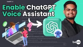 How to Talk to ChatGPT & Use ChatGPT Voice Assistant - ChatGPT Voice | Be10x