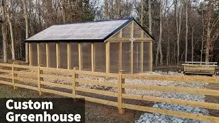 Greenhouse Build 16x28. Never Seen One Built Like This