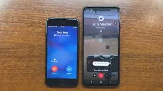 iPhone 7 vs Samsung A52 Google Duo Incoming & Outgoing Voice & Video Calls Ringtones. iOS vs Android