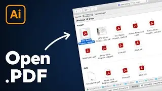 How to Open a PDF File in Illustrator