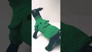 Очаровательный свитер Шрек для питомца. Shrek sweater for a pet