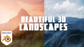 Creating Landscapes in 3D with Blender and World Creator