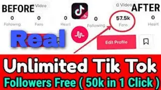 100K Get Unlimited Followers On TikTok With Proof TikTok Followers||Zain Editor