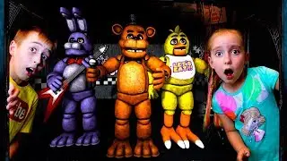 Играю за Охранника! Аниматроник Мангл Пугает во ФНАФ 3D. Мы Играем FNAF ROBLOX