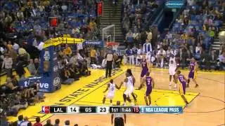 2013.10.30 Warriors vs Lakers - Klay Thompson game highlights