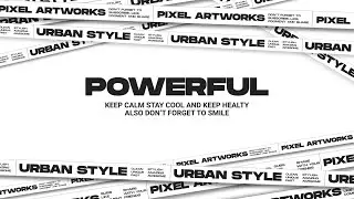 Abstract Typography Opener- Powerful Typography