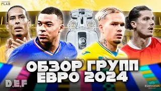 Евро 2024 | Фавориты и Аутсайдеры Групп - D,E,F (Часть2)