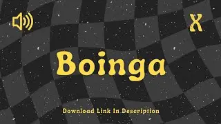 Boinga - Sound Effect No Copyright