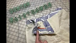 How to Sew a Waistband--Super Easy!