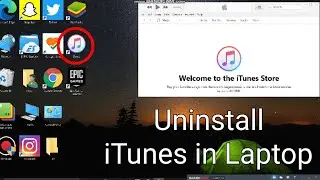 How To Uninstall iTunes On Windows 10 || UNINSTALL iTunes in Windows 10