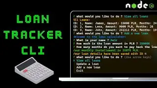 Inquirer / Chalk Loan Calculator in Node.JS and SQLITE3 - CLI Application