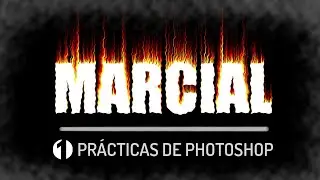 ✅ HACK DE PHOTOSHOP CS6 ✅ CREAR EFECTO DE TEXTO FUEGO | EJERCICIOS PARA APRENDER FILTROS