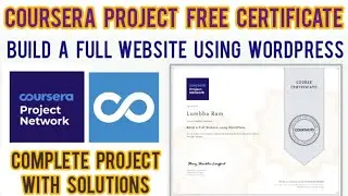 Build a Full Website Using WordPress Free Project and Certificate By Coursera with Solutions,Answers