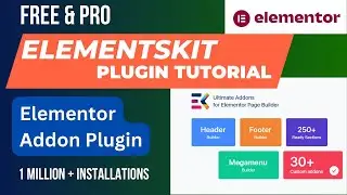 Free & Pro ElementsKit Plugin Tutorial | Elementor Addon Plugin