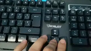 El teclado más económico en mercado libre y con luces led!!