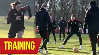 Training | United train ahead of Villa Park clash | Aston Villa v Manchester United | Premier League