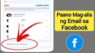 Paano Mag-alis ng Email sa Facebook (2024) |  Tanggalin ang Email sa Facebook