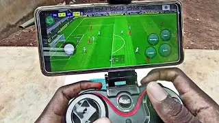 Je montre comment jouer à eFootball 2024 mobile avec une manette