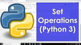 Sets in Python 3