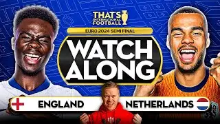 ENGLAND vs NETHERLANDS! LIVE EURO 2024 with Mark GOLDBRIDGE LIVE