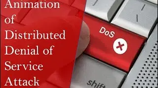 Animation of Distributed Denial Of Service Attack