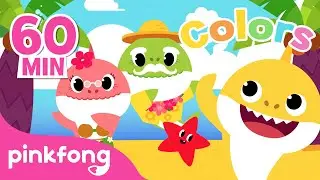 Learn Colors in the Sea with Baby Shark! | Compilation | Sing Along with Baby Shark | Pinkfong Songs