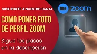 ✅ Como poner Foto de perfil en zoom 👉 como poner foto de perfil en zoom PC ✔ foto perfil zoom