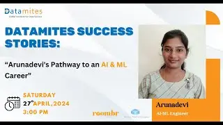 Datamites Success Stories: Arunadevis Pathway to an AI & ML Career