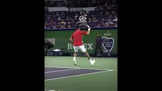 Rare Djokovic Trick Shot! 🤯