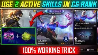 How To Use 2 Active Skill in Free Fire| Beat Duo Skill Combination | CS Rank Duo Active Skill