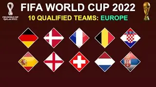 FIFA World Cup 2022: 10 Qualified Teams from European Qualifiers