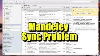 How to Solve Mendeley App Sync Problem | in malay