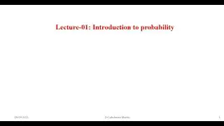 L01 Introduction to probability