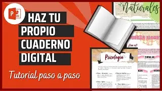 ✅ Como HACER un Cuaderno Digital en PowerPoint para crear apuntes digitales Facil 2022