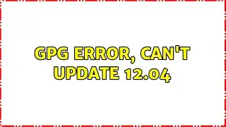 Ubuntu: GPG Error, cant update 12.04