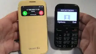 Incoming call & Outgoing call at the Same Time Alcatel+Samsung S4