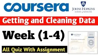 Getting and Cleaning Data Coursera Answers with Assignments