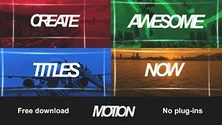 Free After Effects Template "Stomp Motion" (No Plug-Ins) #42