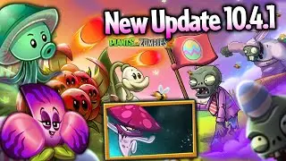 Plants vs. Zombies 2 New Update 10.4.1 - Nightcap, Maybee, Sea Flora, Sea Shroom and more!