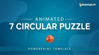 Animated 7 Circular Puzzle PowerPoint Template