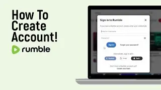 How to Create Account on Rumble [easy]