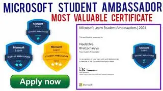 Microsoft Student Ambassador Program 2021 | Microsoft Free Certificate | Microsoft Campus Ambassador