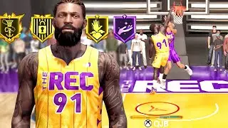 NBA 2K24 REC | CONTACT DUNKS & BLOCKS (3-Level Threat Center) Gameplay