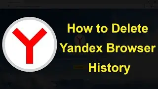 How to clear Yandex Browser History?