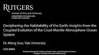 Deciphering the Habitability of the Earth: Insights from the Coupled Evolution of the Crust-Mantle..