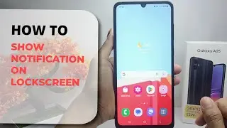 How to Show Notification on Lockscreen Samsung Galaxy A05/A05s