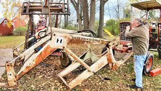 farm project day: 2000 loader installation on 656 tractor, chicken house & lumber delivery