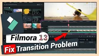 Fix Transition Freeze Frame | Filmora 12 & 13 Tutorial