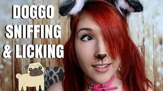 ASMR - DOG ROLEPLAY ~ Doggo Sniffs & Licks Your Ears! ~